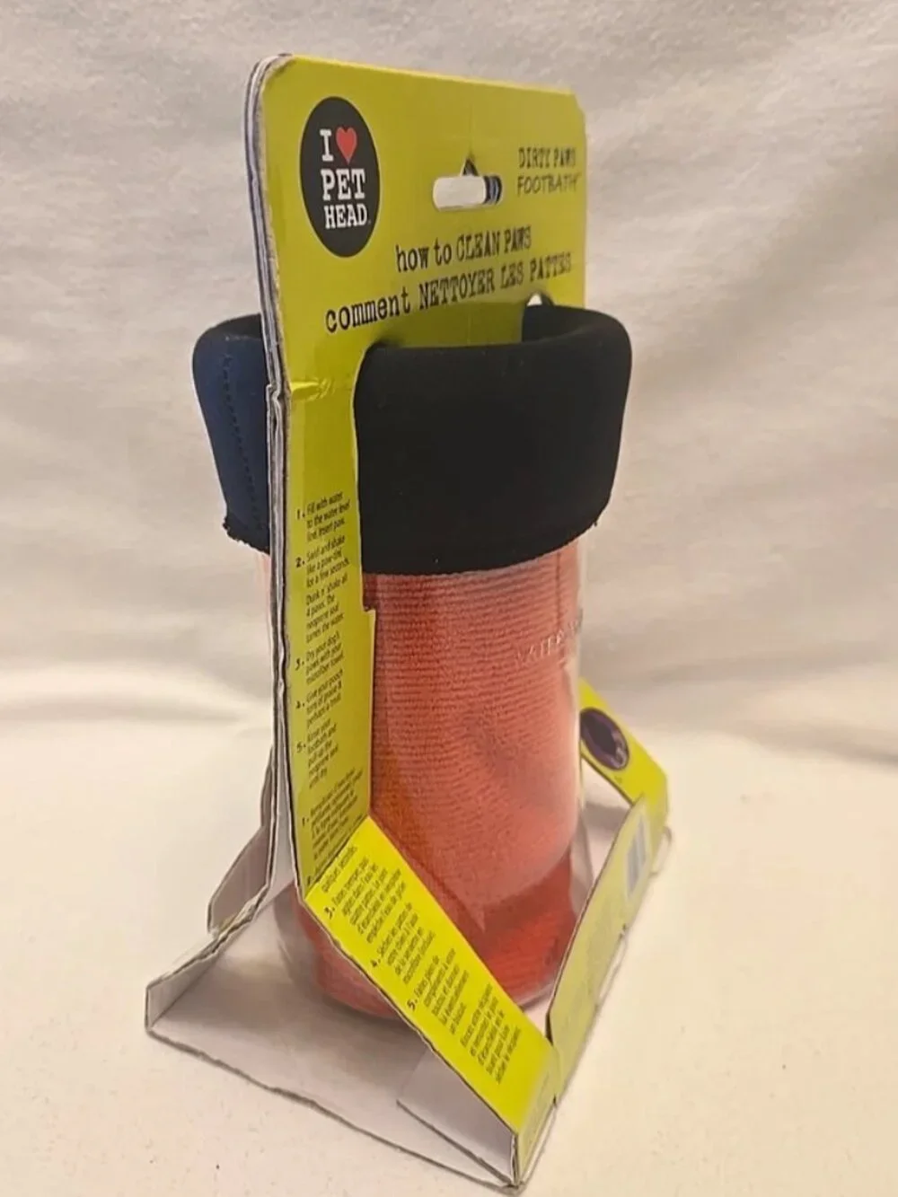 DIRTY PAWS FOOTBATH by I Love Pet Head w/Microfiber Towel. * NIB *